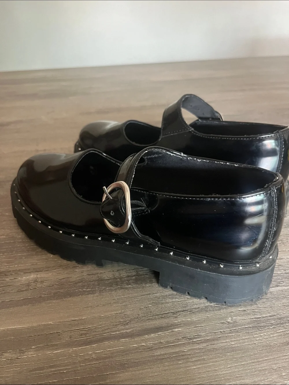 Zara Black Patent Mary Jane Shoes for Kids